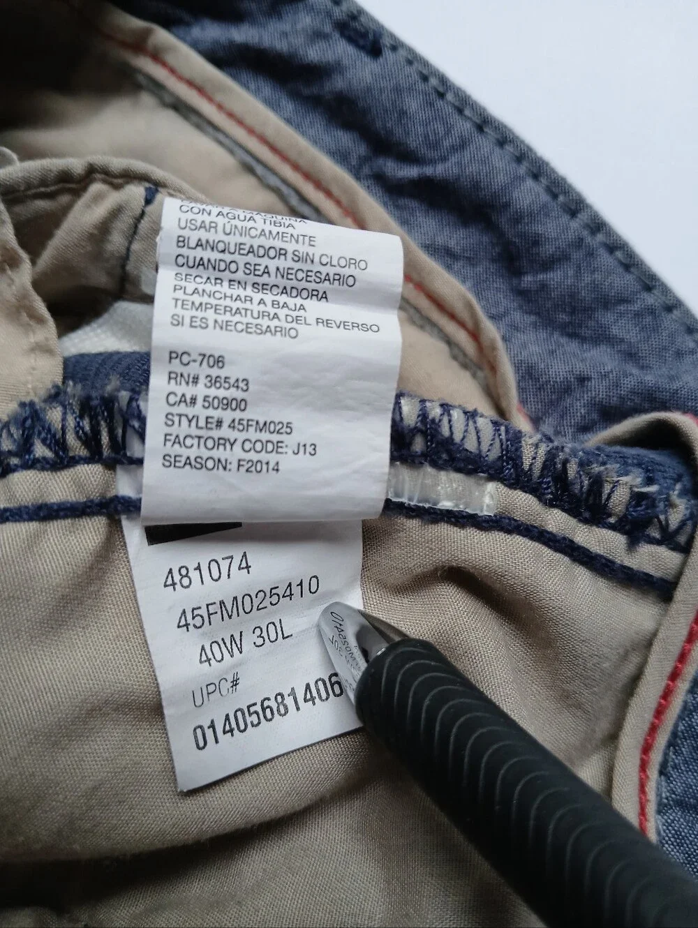 Vintage IZOD Corduroy Pants Mens 40x30 Relaxed Fit Navy Blue Cotton Casual Y2K